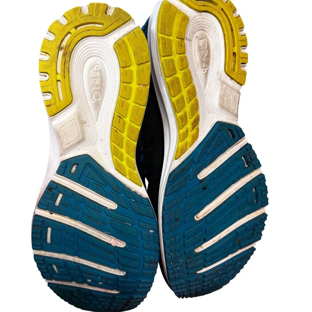 Brooks Revel 1 Men's Running Shoes Size 8.5 Blue Lime Green Black 1102601D433